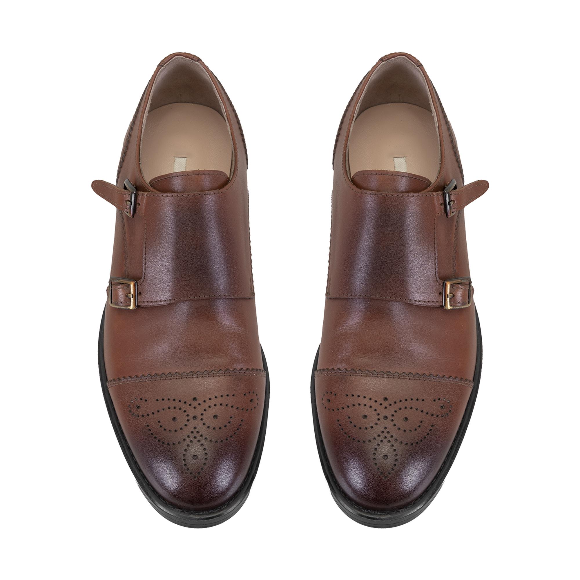 Kadın Taba Deri Klasik Ayakkabı