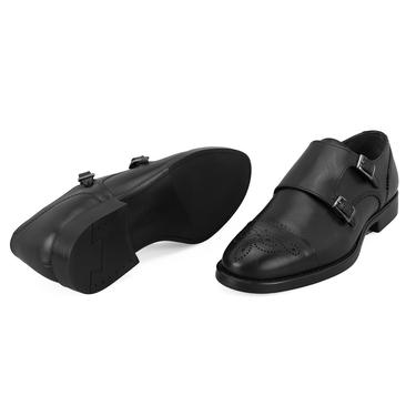  Kadın Siyah Deri Klasik Ayakkabı