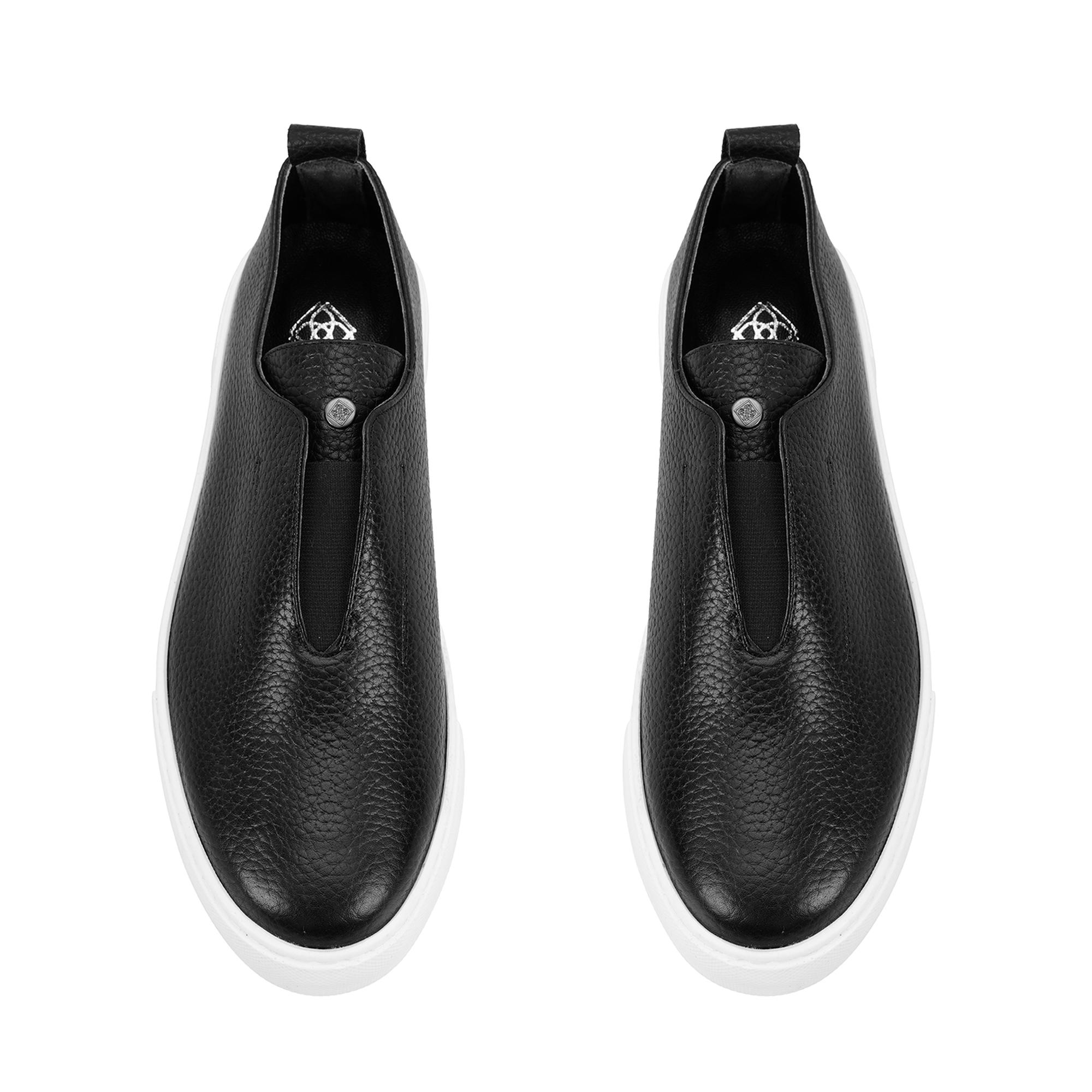 Kadın Siyah Deri Spor Ayakkabı