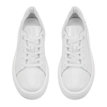  Kadın Beyaz Deri Günlük Ayakkabı