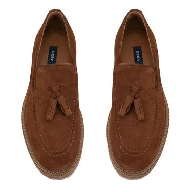  Gavyn Taba Erkek Süet Deri Loafer