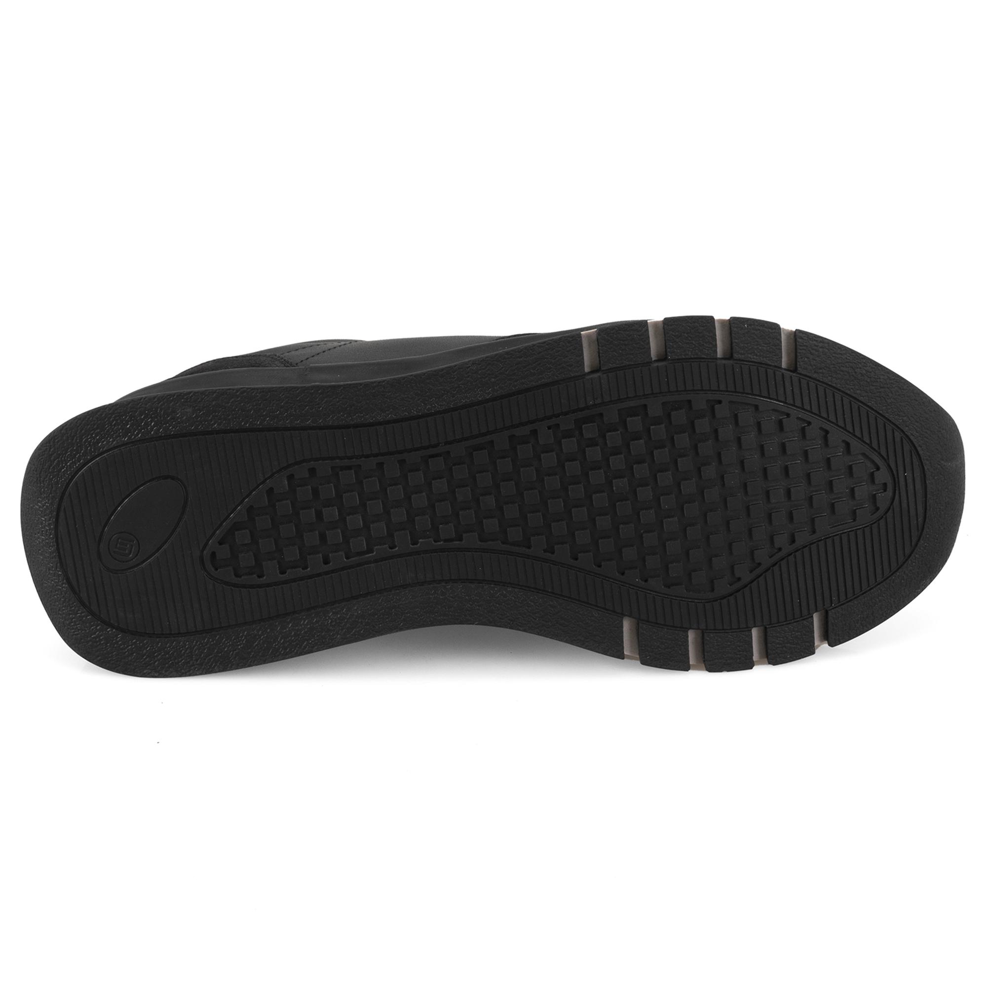 Austyn Siyah Erkek Deri Spor Ayakkabı