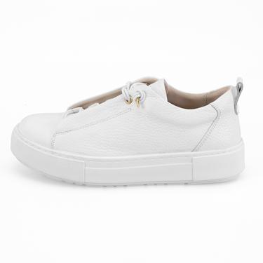  Kadın Beyaz Deri Spor Ayakkabı