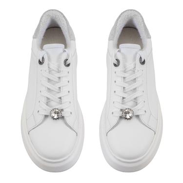  Kadın Beyaz Deri Spor Ayakkabı