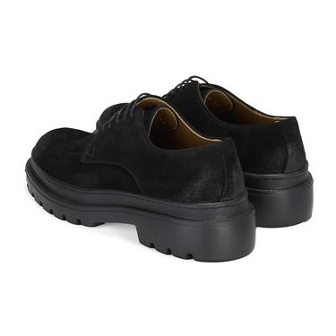  Fabian Siyah Erkek Süet Deri Günlük Ayakkabı