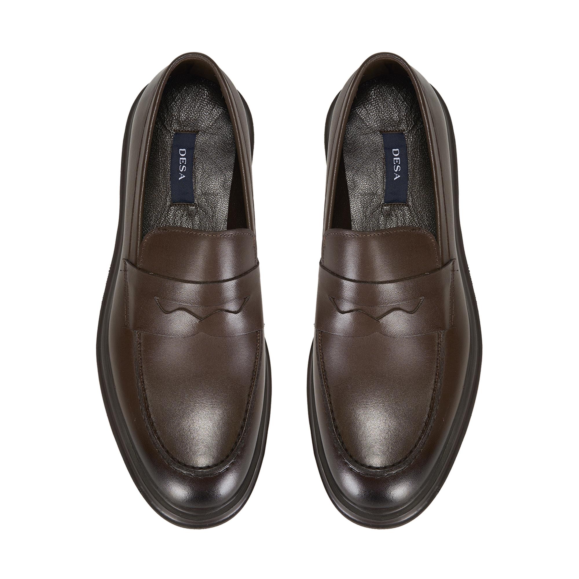 Gunnar Kahve Erkek Deri Günlük Ayakkabı