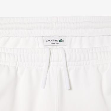  Unisex Tapered Fit Baskılı Beyaz Eşofman Altı