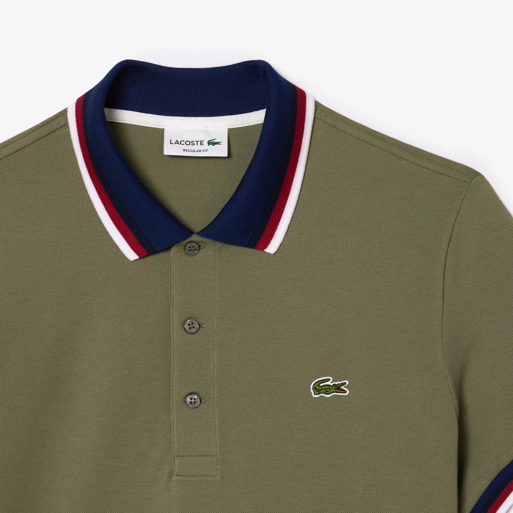 Erkek Regular Fit Haki Polo