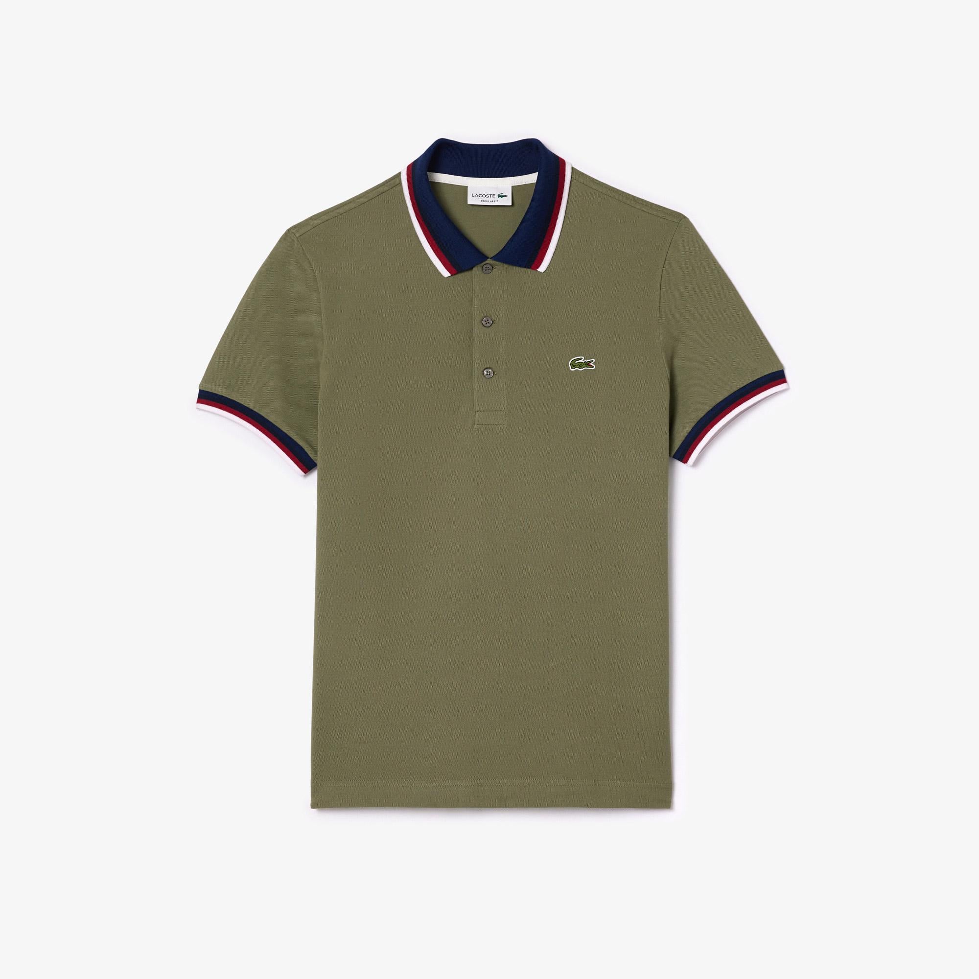 Erkek Regular Fit Haki Polo