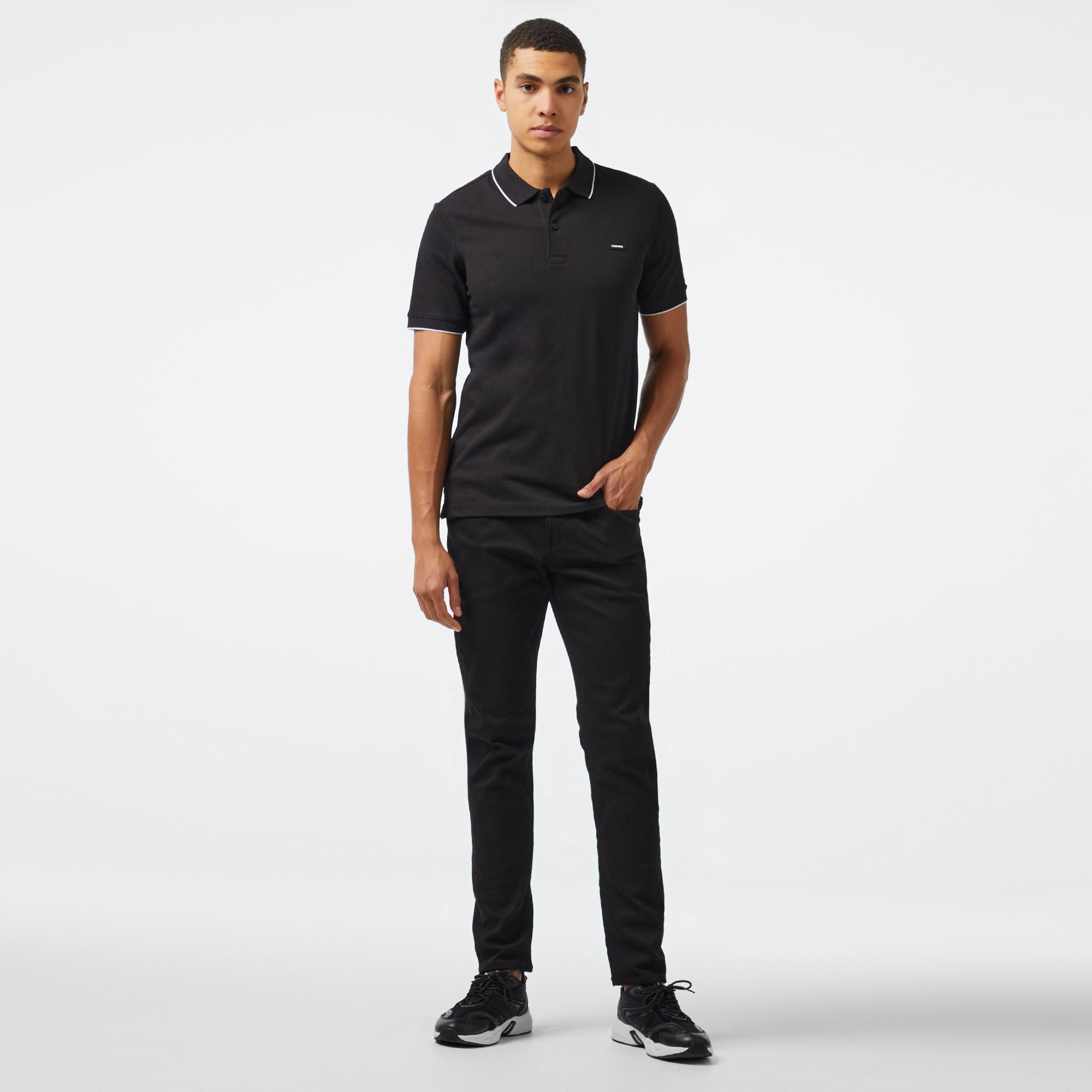 Calvin Klein Essentials Erkek Siyah Polo