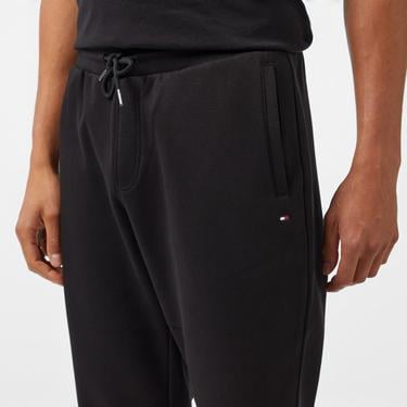  Tommy Hilfiger Flag Logo Erkek Siyah Eşofman Altı