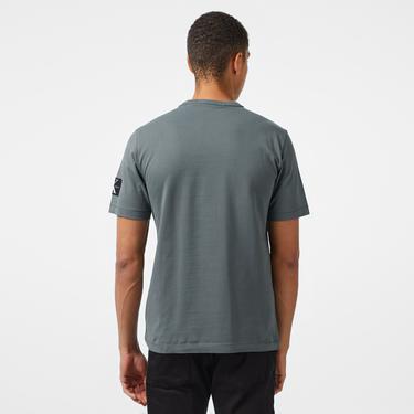  Calvin Klein Jeans Badge Regular Erkek Gri T-Shirt