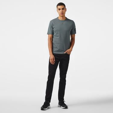  Calvin Klein Jeans Badge Regular Erkek Gri T-Shirt