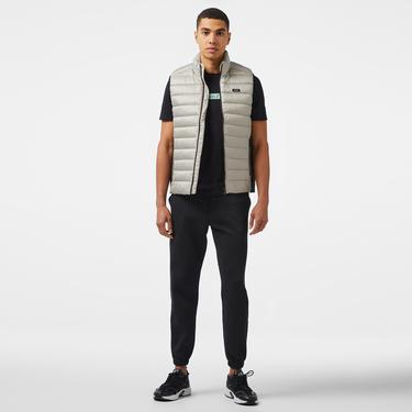  Calvin Klein Recycled Sıde Logo Erkek Gri Yelek