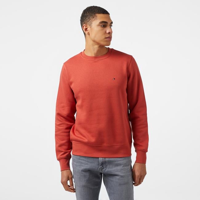  Tommy Hilfiger Flag Logo Erkek Kırmızı Sweatshirt