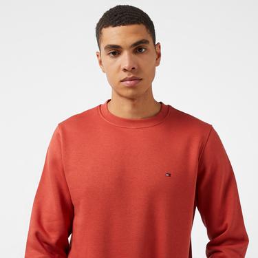  Tommy Hilfiger Flag Logo Erkek Kırmızı Sweatshirt