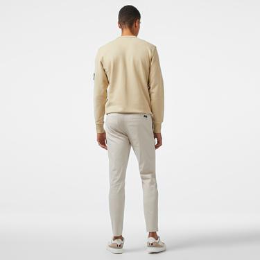  Calvin Klein Tech Cotton Stretch Tapered Erkek Bej Jogger Pantolon
