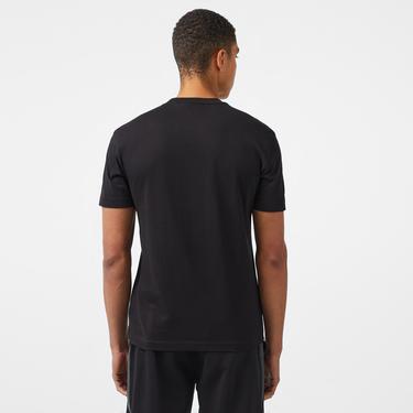  Calvin Klein Cut Out Shadow Logo Erkek Siyah T-Shirt