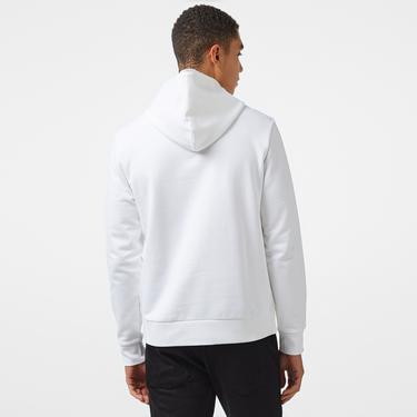  Calvin Klein Cut Out Shadow Logo Erkek Beyaz Hoodie