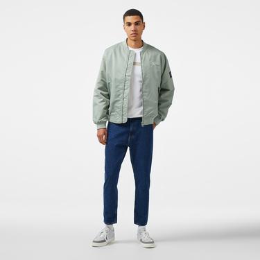  Calvin Klein Jeans Erkek Gri Bomber Ceket