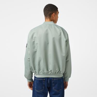  Calvin Klein Jeans Erkek Gri Bomber Ceket