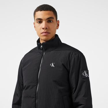  Calvin Klein Jeans Padded Harrington Erkek Siyah Ceket