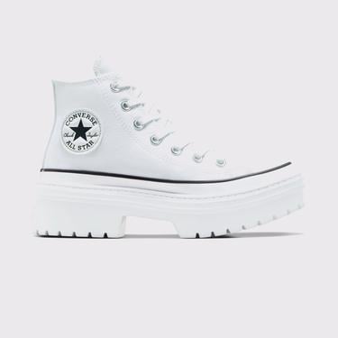  Converse Chuck Taylor All Star Lugged Heel Kadın Beyaz Platform Sneaker