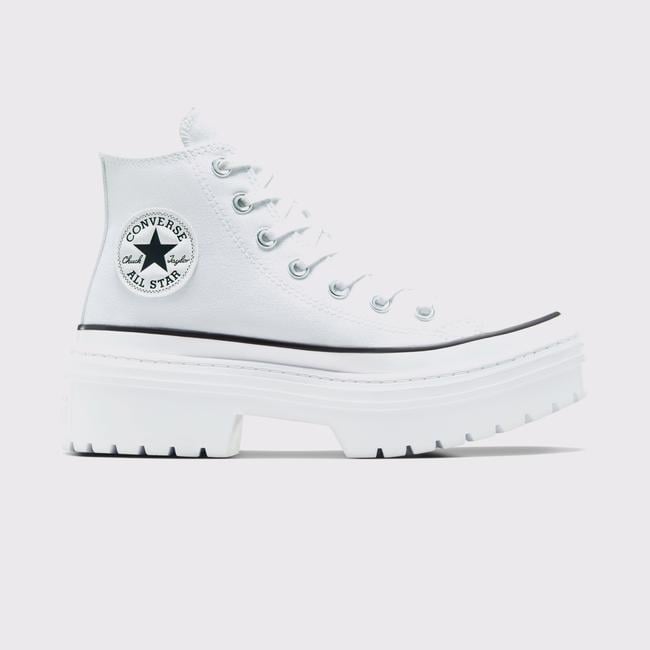  Converse Chuck Taylor All Star Lugged Heel Kadın Beyaz Platform Sneaker