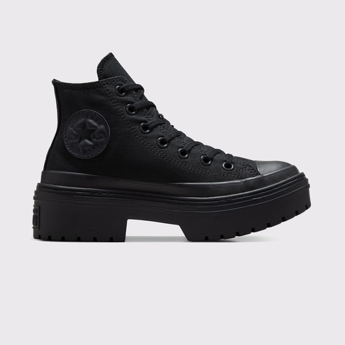  Converse Chuck Taylor All Star Lugged Heel Kadın Siyah Platform Sneaker
