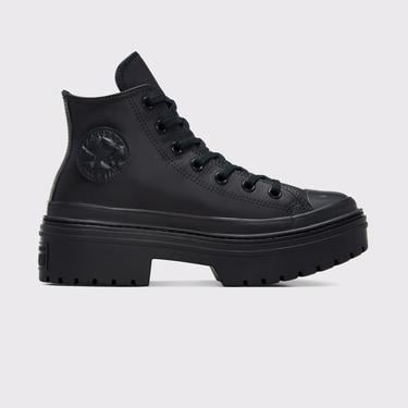  Converse Chuck Taylor All Star Lugged Heel Kadın Siyah Deri Platform Sneaker