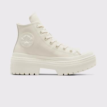  Converse Chuck Taylor All Star Lugged Heel Kadın Bej Deri Platform Sneaker