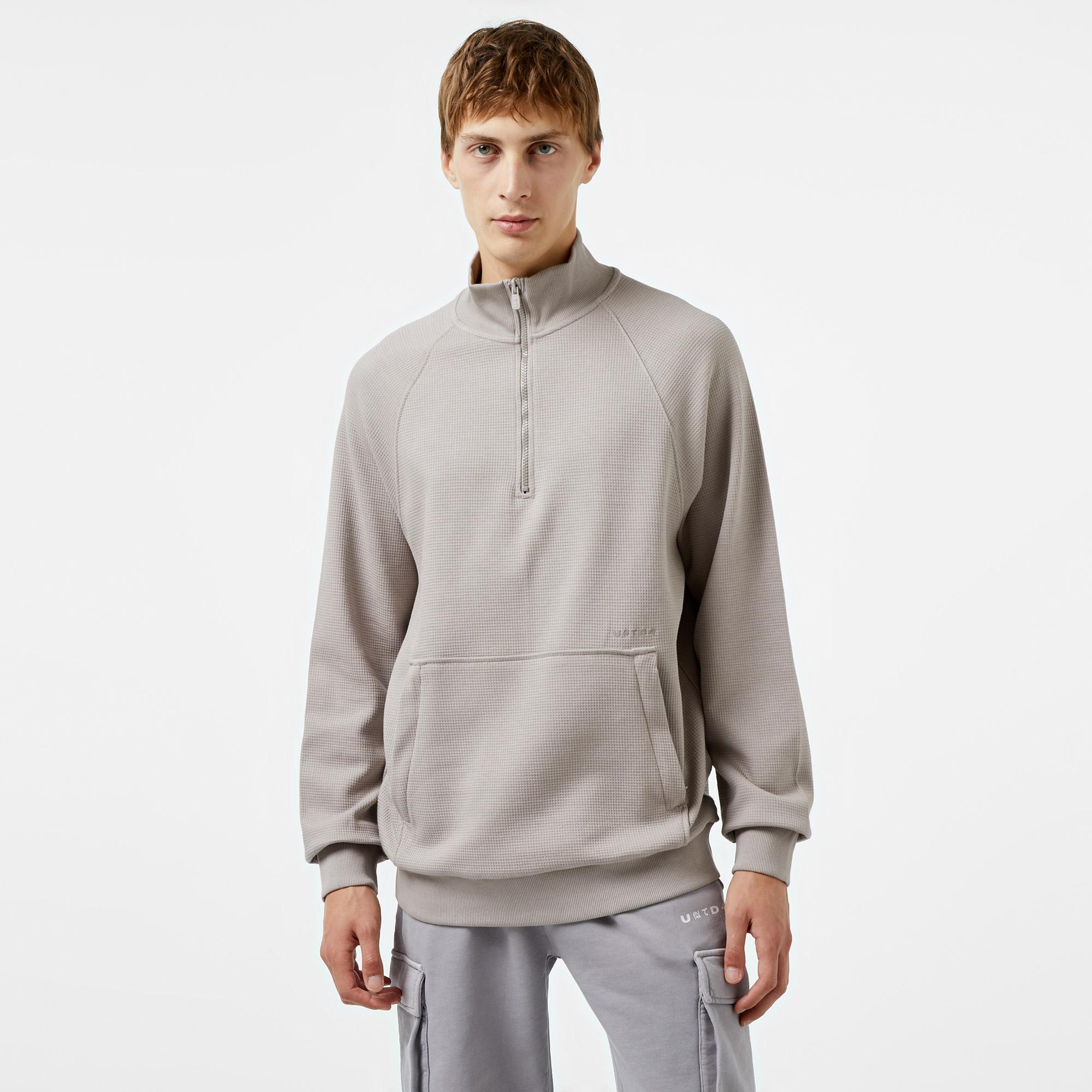 United4 Classic Erkek Gri Sweatshirt