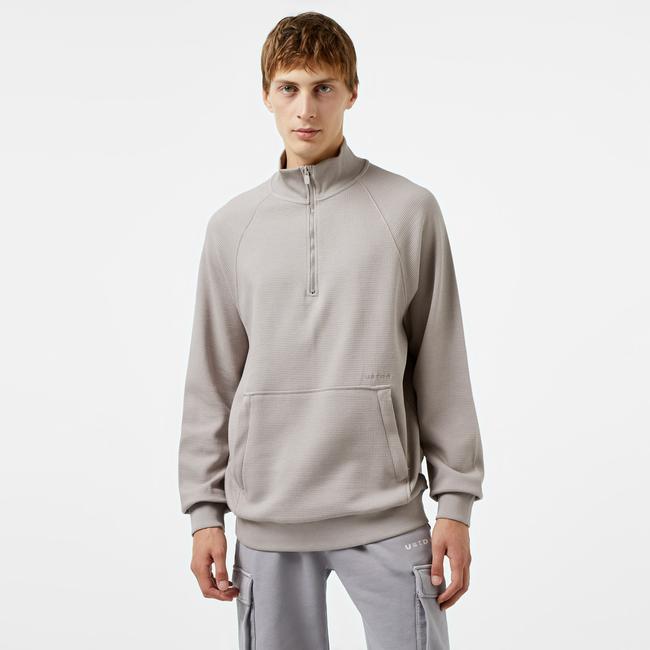  United4 Classic Erkek Gri Sweatshirt
