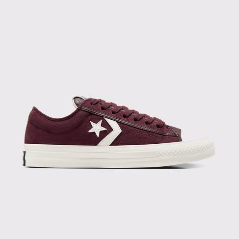  Converse Star Player 76 Unisex Bordo Süet Sneaker