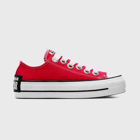  Converse Chuck Taylor All Star Lift Kadın Kırmızı Platform Sneaker