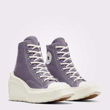  Converse Chuck 70 De Luxe Wedge Unisex Mor Platform Sneaker