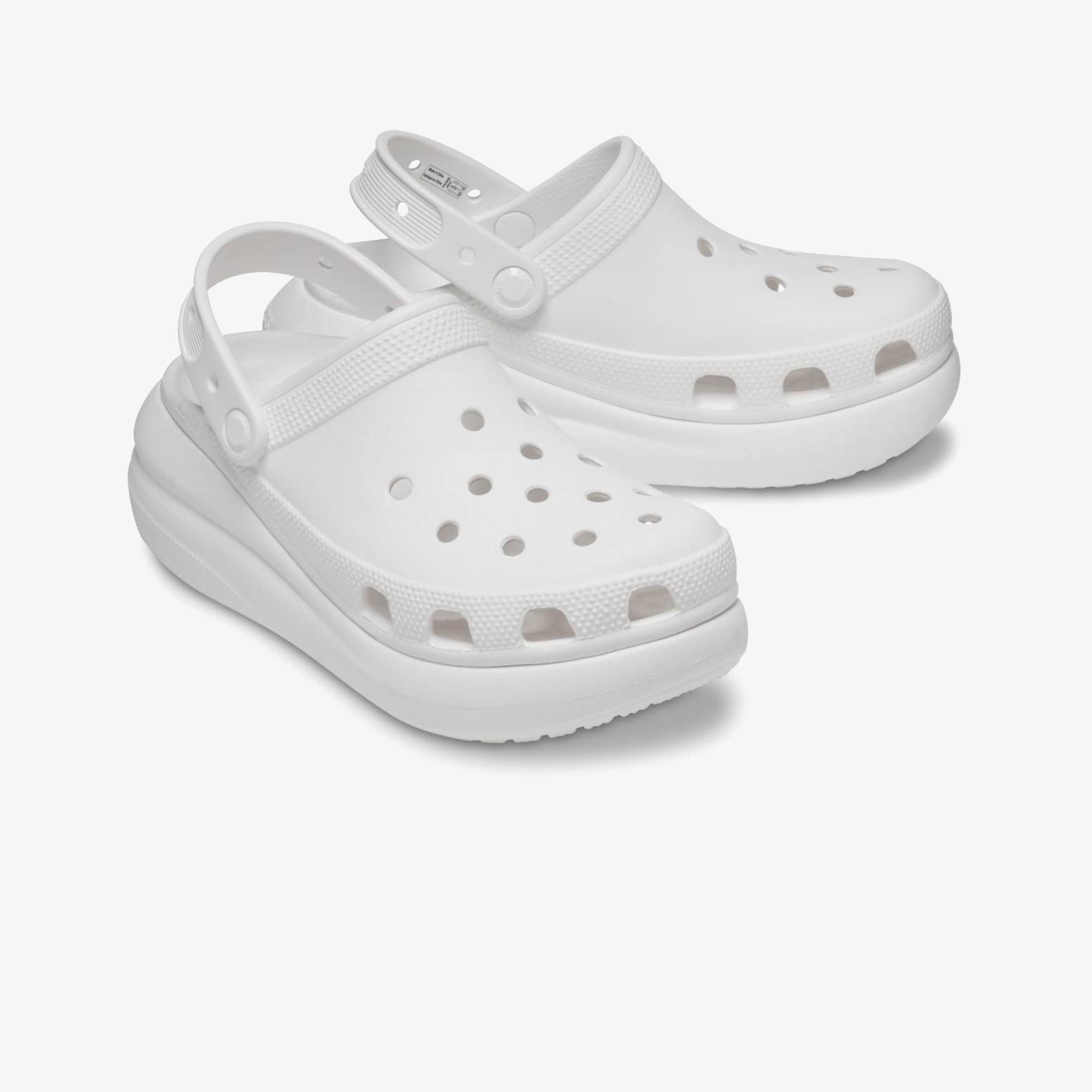Crocs Classic Crush Quartz Kadın Beyaz Terlik