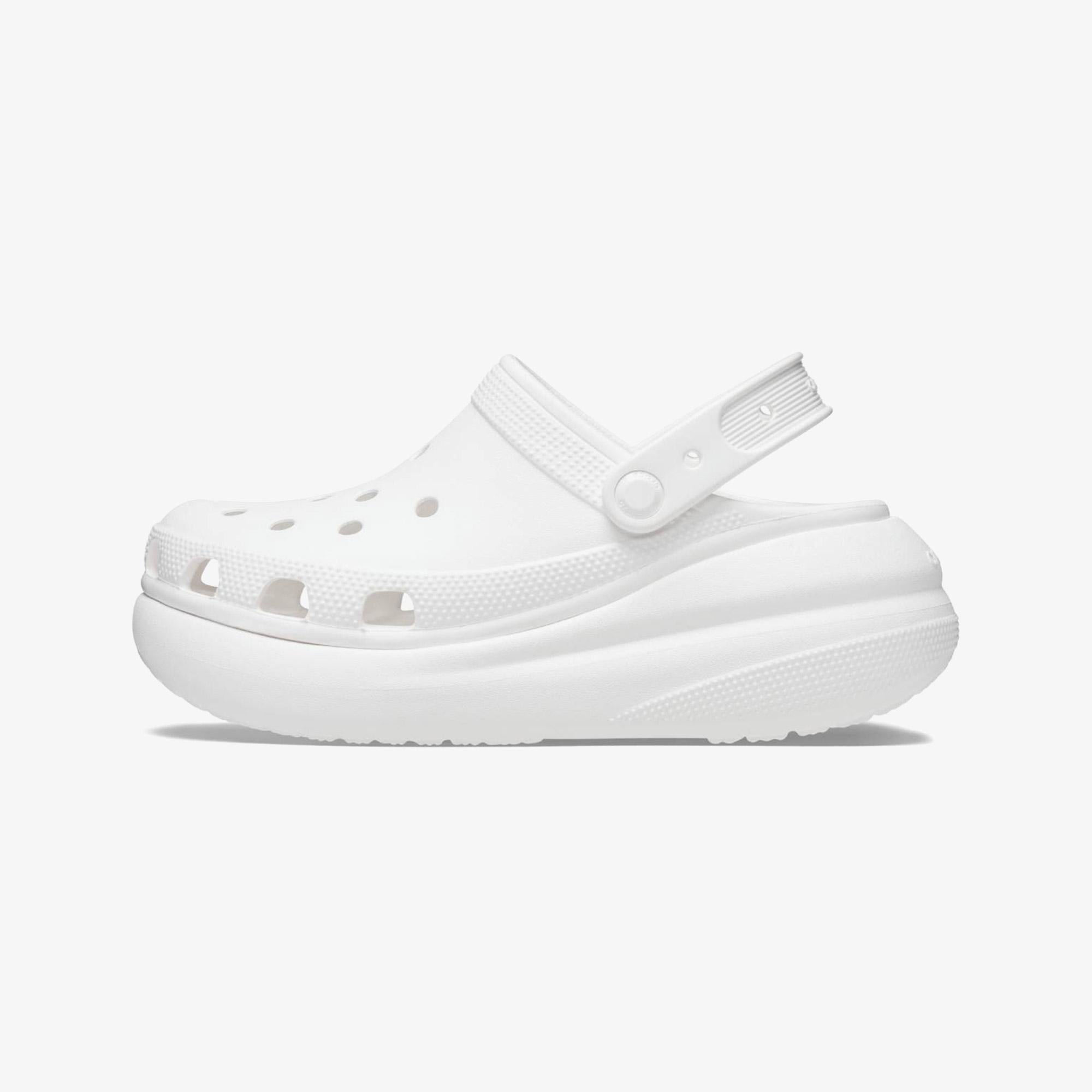 Crocs Classic Crush Quartz Kadın Beyaz Terlik