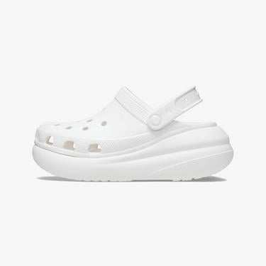  Crocs Classic Crush Quartz Kadın Beyaz Terlik