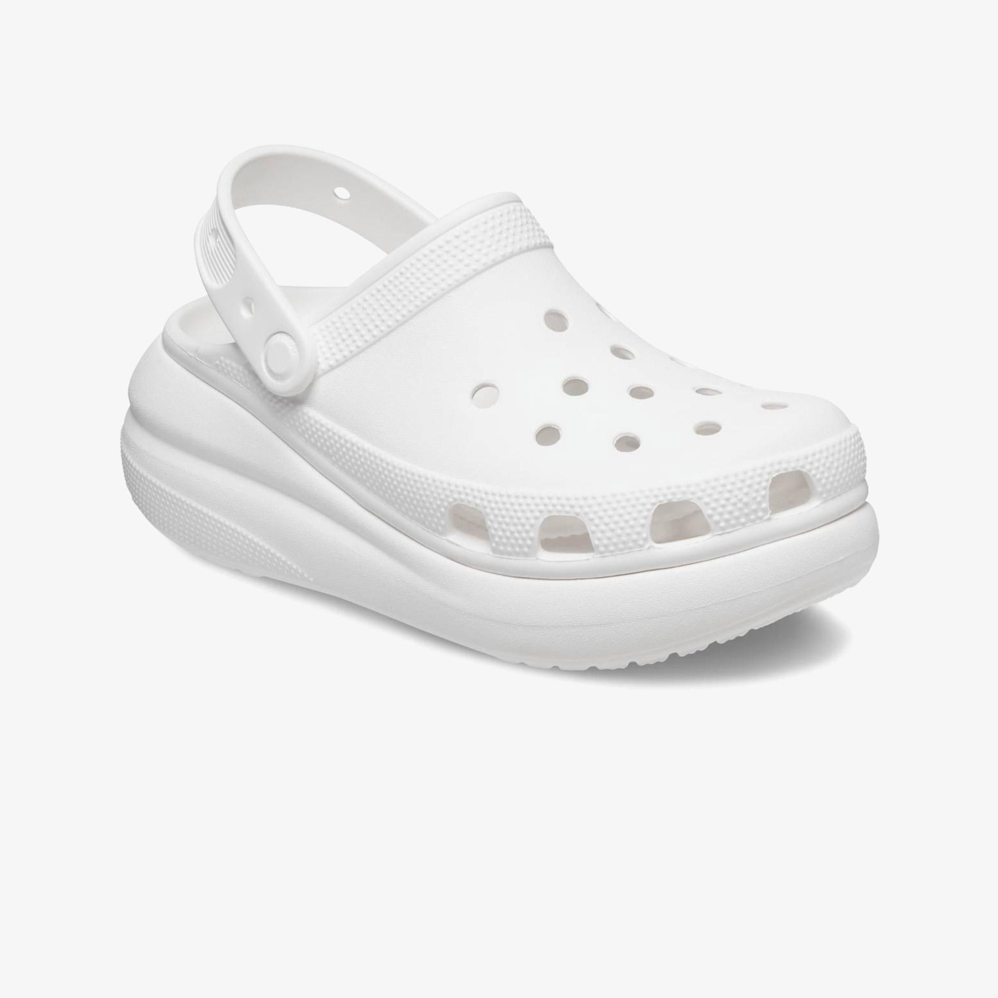 Crocs Classic Crush Quartz Kadın Beyaz Terlik