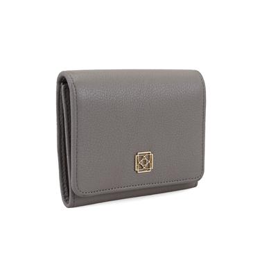  Heleno Gri Kadın Deri Cüzdan