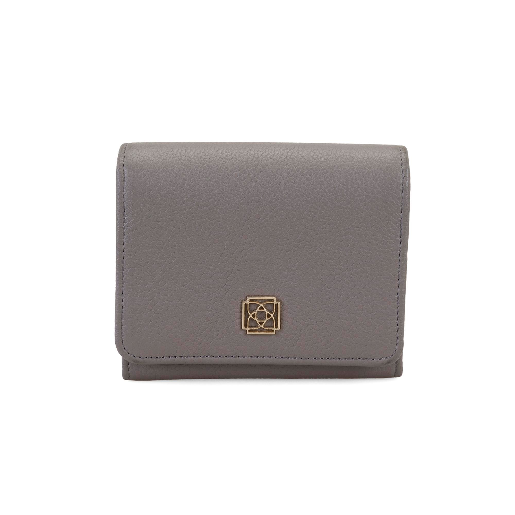 Heleno Gri Kadın Deri Cüzdan
