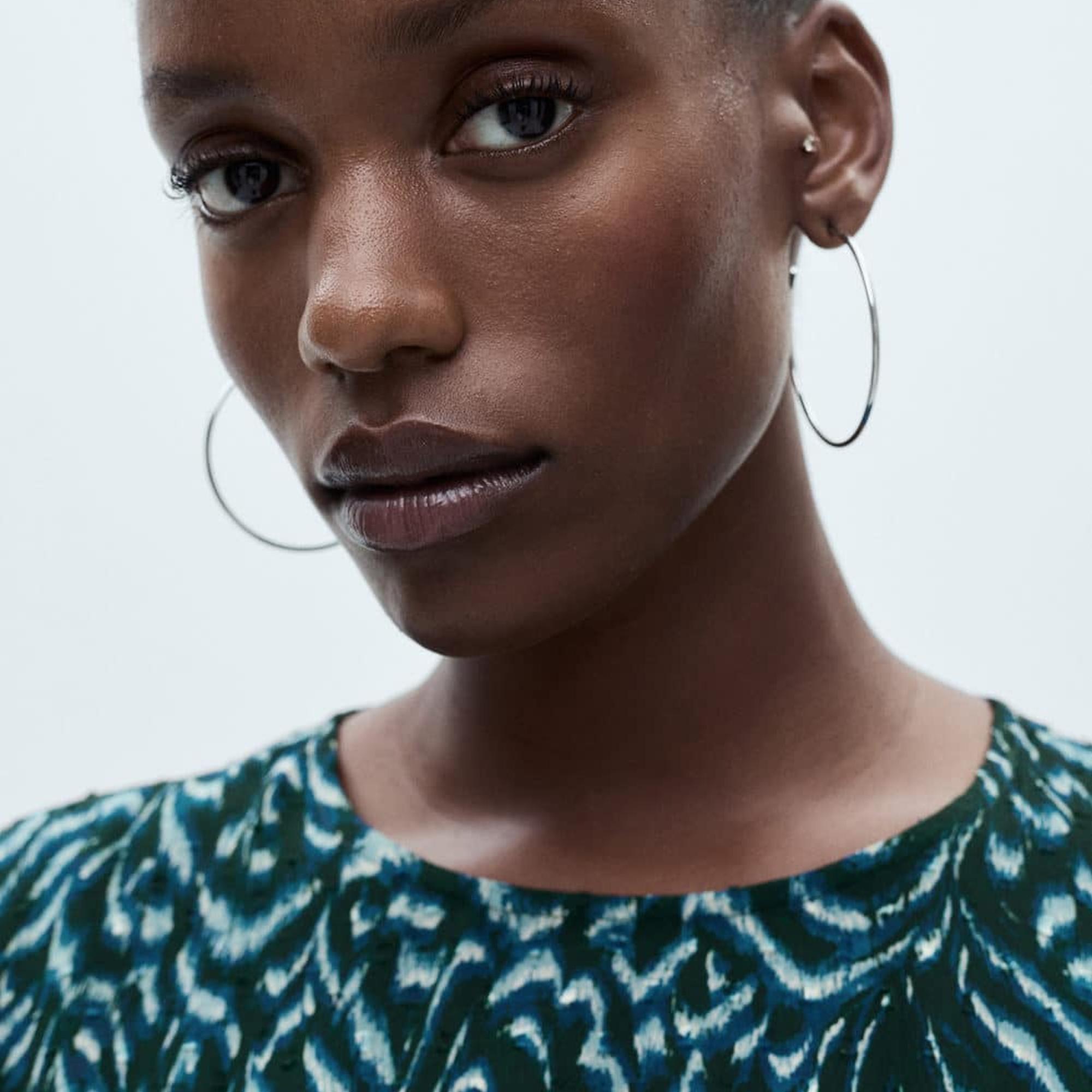 Mango Kadın Desenli Kısa Elbise Yeşil