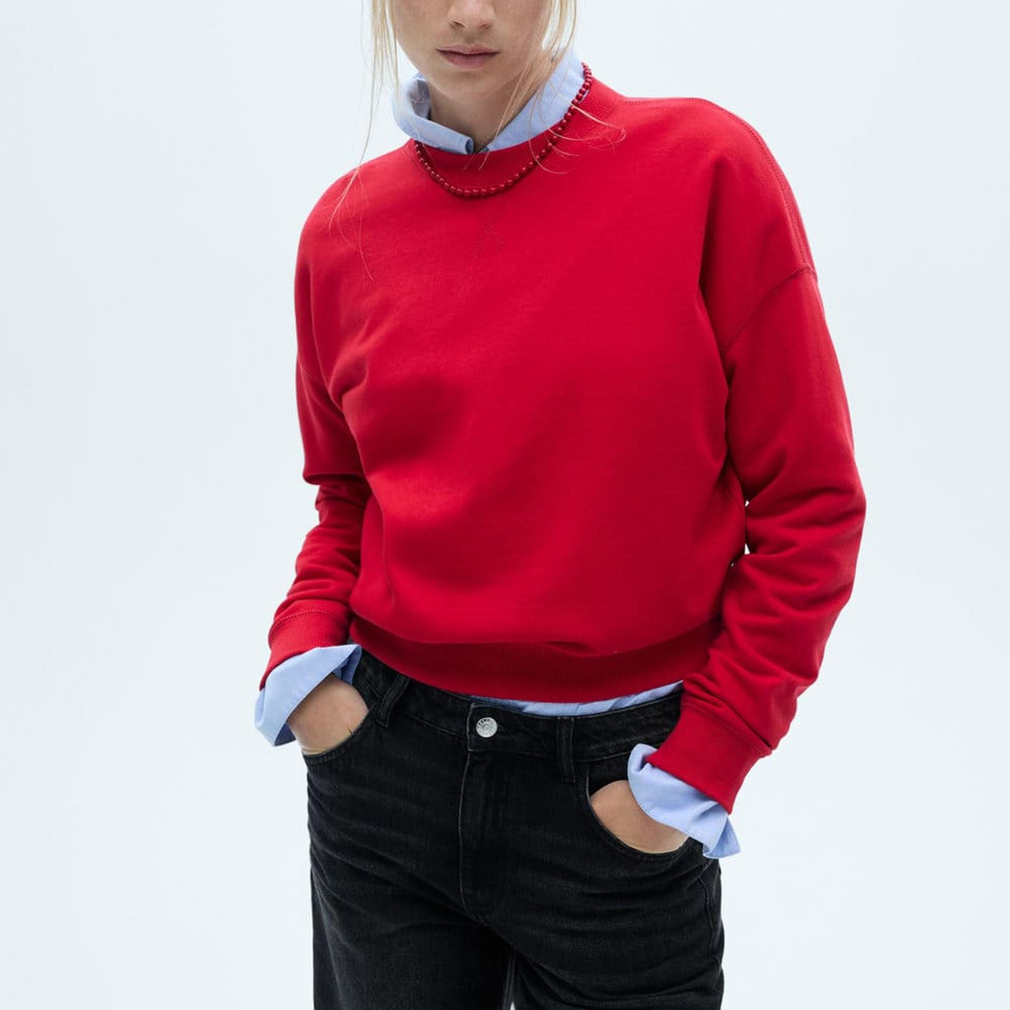 Mango Kadın Danila Wideleg Yüksek Belli Jean Pantolon Siyah Denim