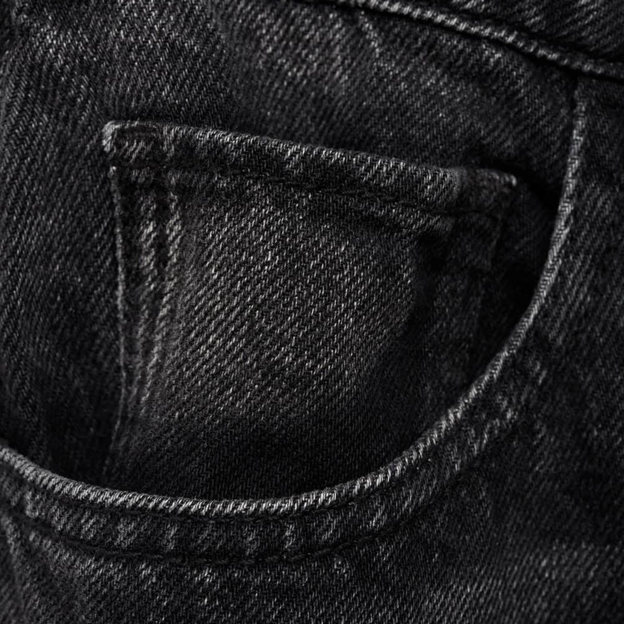 Mango Kadın Danila Wideleg Yüksek Belli Jean Pantolon Siyah Denim