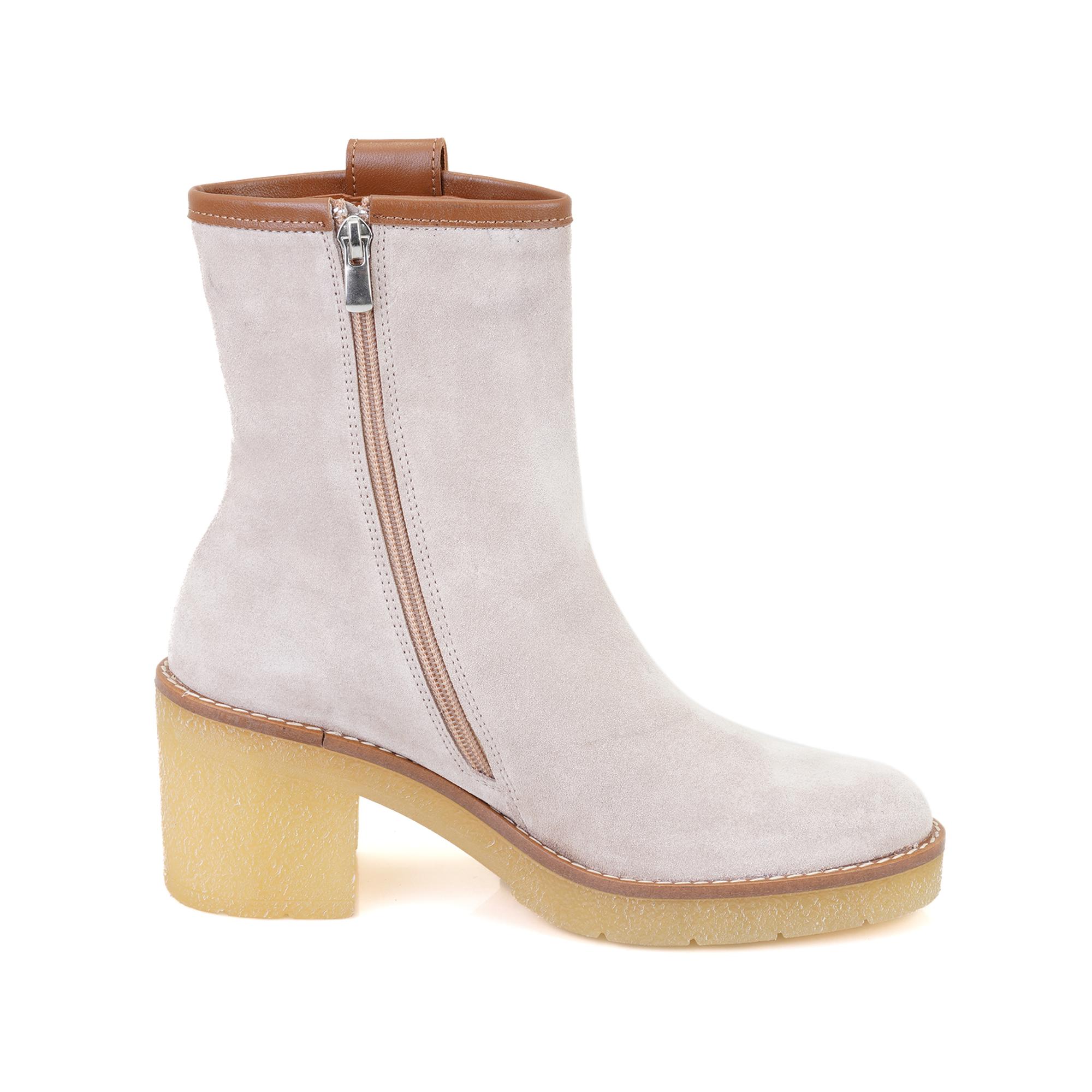 Loza Vizon Kadın Topuklu Süet Deri Bot