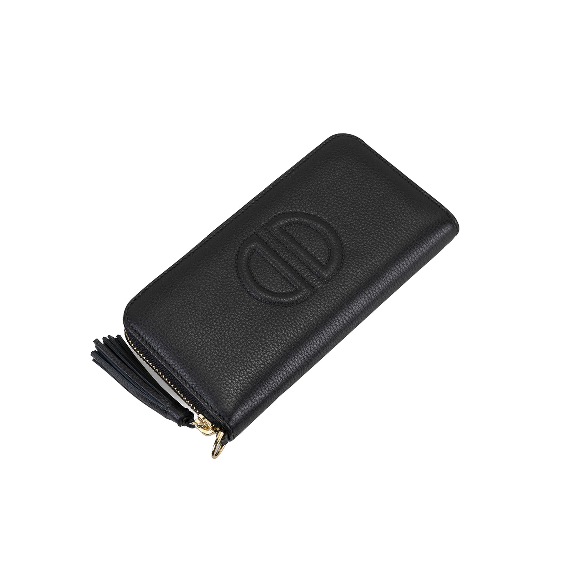 Kathleen Siyah Kadın Deri Cüzdan