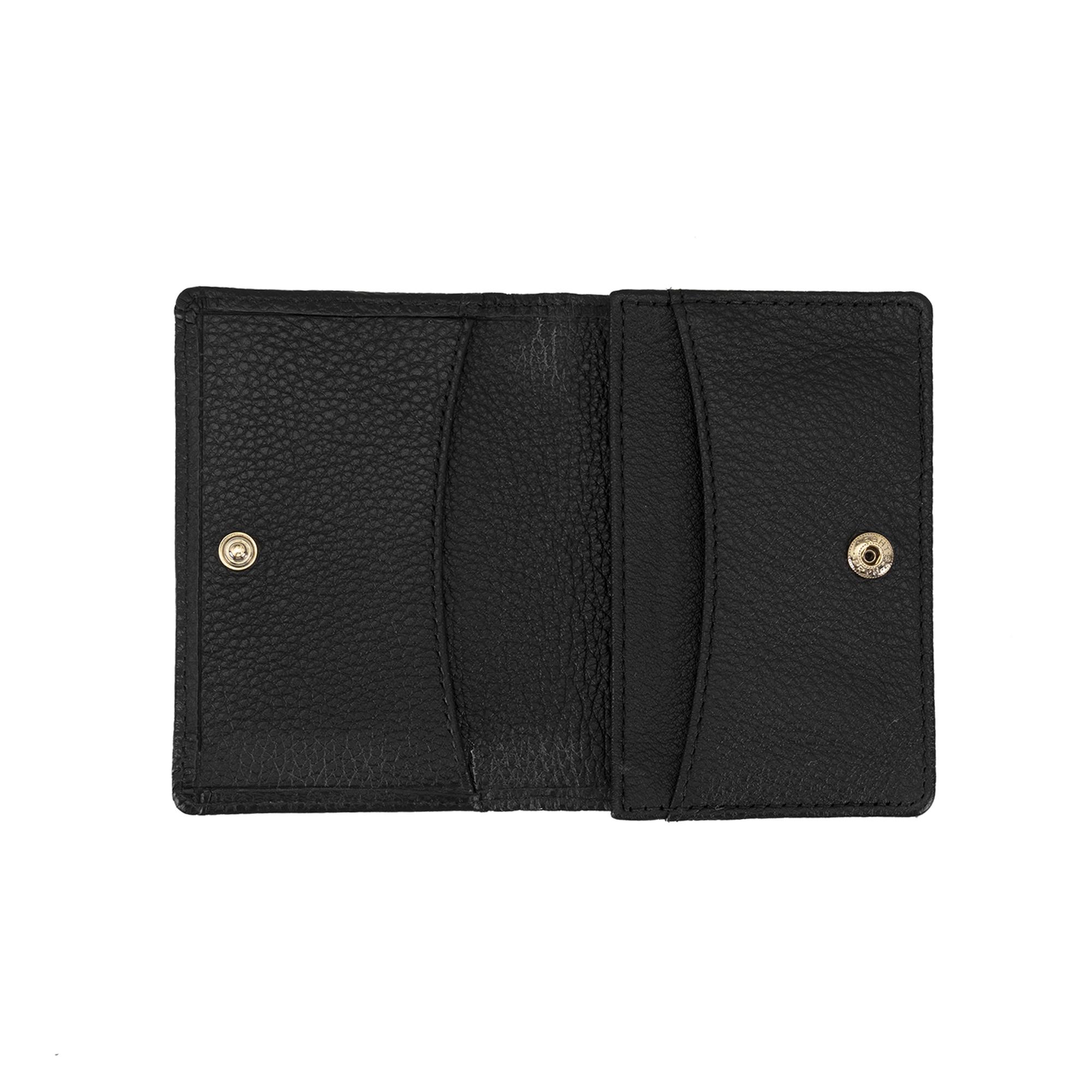 Gregorio Siyah Kadın Deri Cüzdan