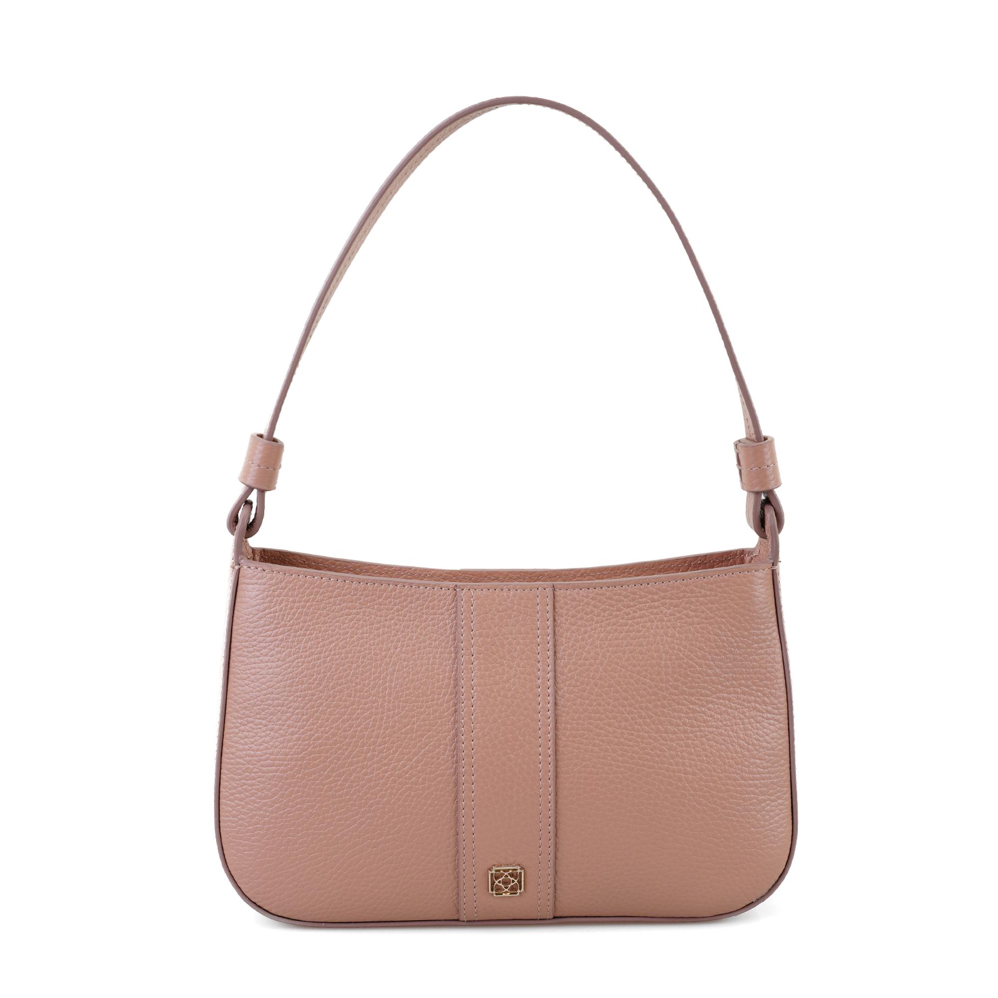 Frances Kahve Kadın Deri Omuz Çantası