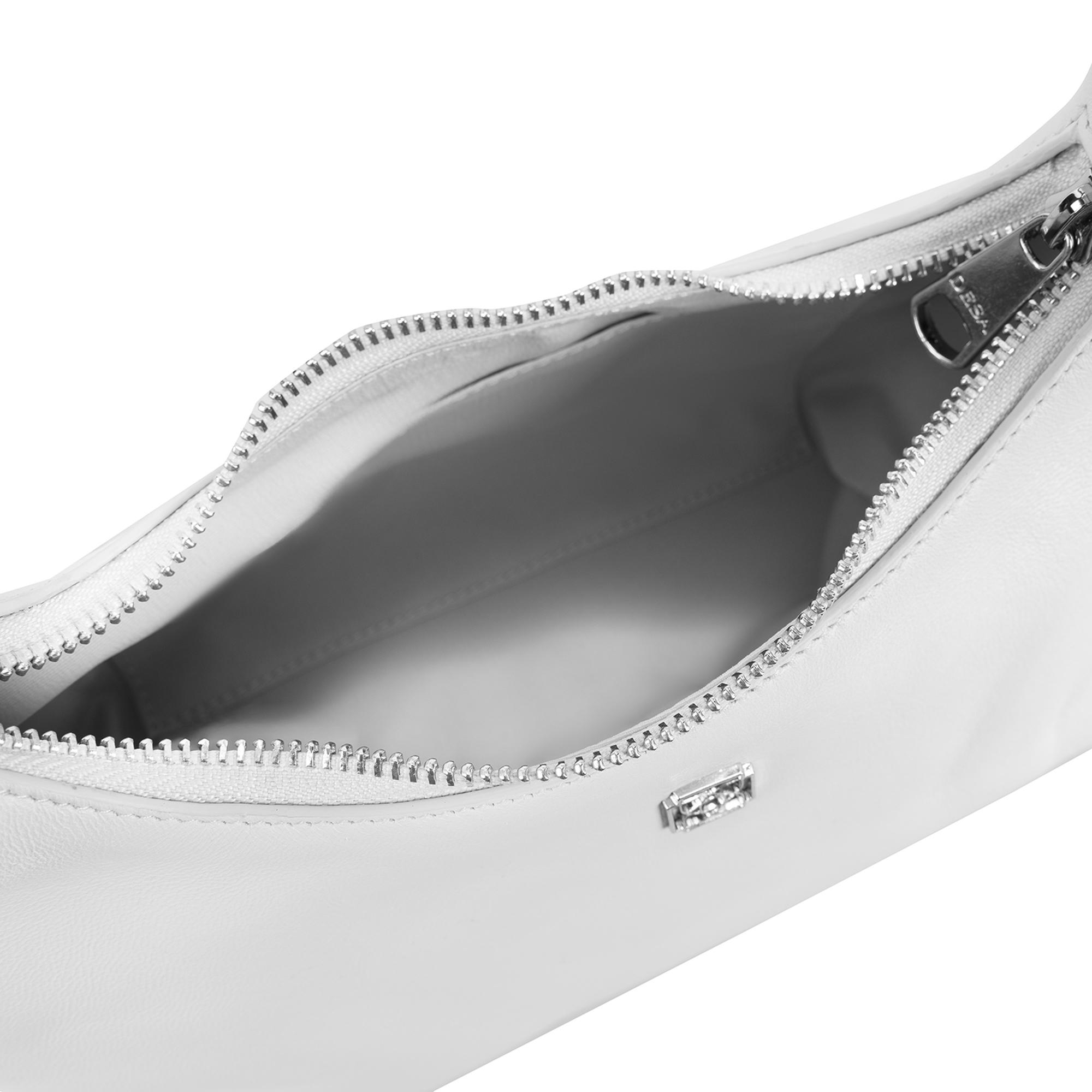 Maritza Beyaz Kadın Deri Omuz Çantası